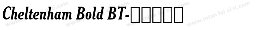 Cheltenham Bold BT字体转换